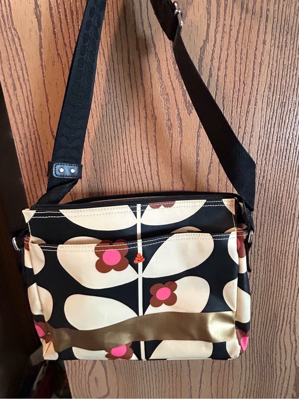 Orla Kiely Flower & Stem Pattern Crossbody Hobo